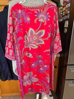 Gretchen Scott Queenie Red Elemental Dress XL